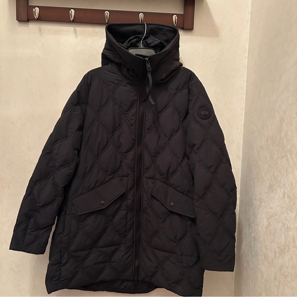 Black label Newest style Canada Goose  Alessia Quilted Hooded Jacket women XL - Picture 6 of 14